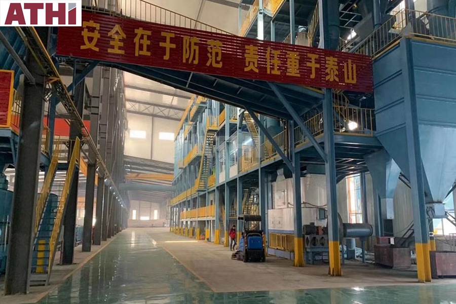 青岛安泰重工粘土砂处理生产线