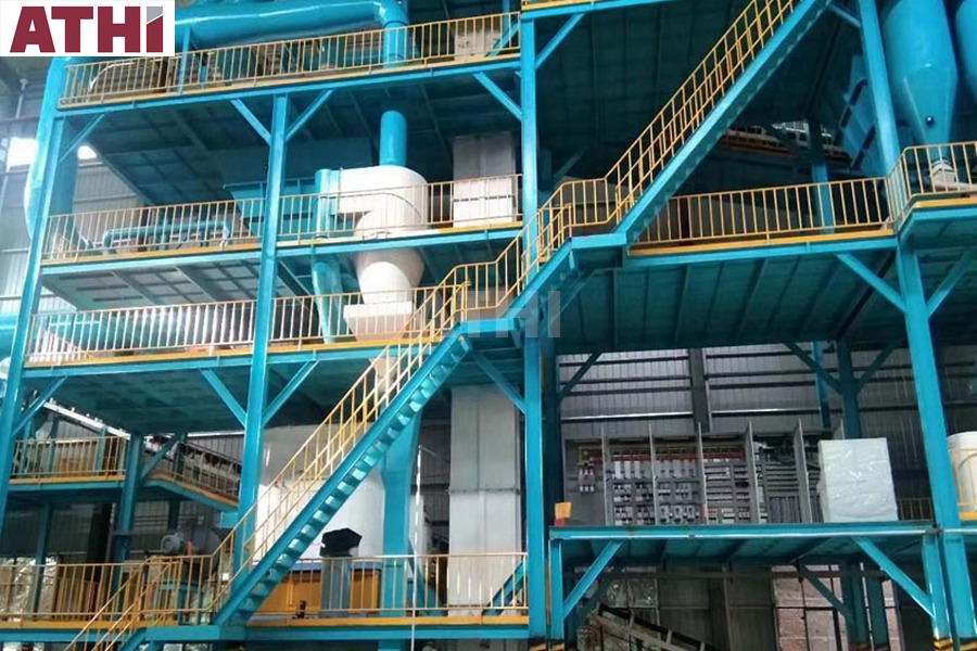 青岛安泰重工粘土砂处理生产线